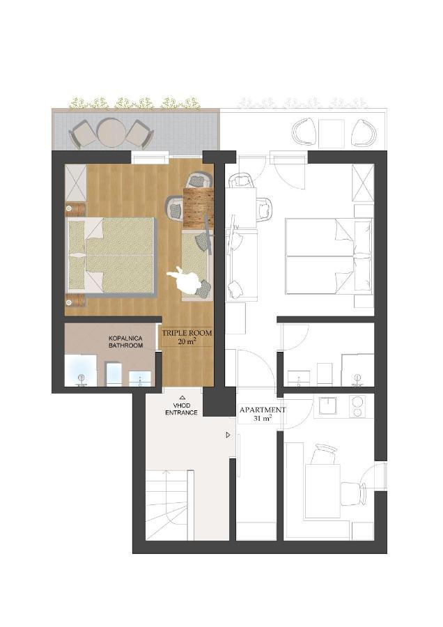 Apartments And Rooms Razen Bohinj ภายนอก รูปภาพ